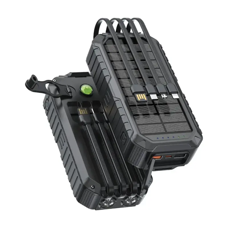 پاوربانک خورشیدی گرین Solar Mate ۲۰۰۰۰ میلی‌آمپر — شارژ سریع، قابل حمل و مقاوم