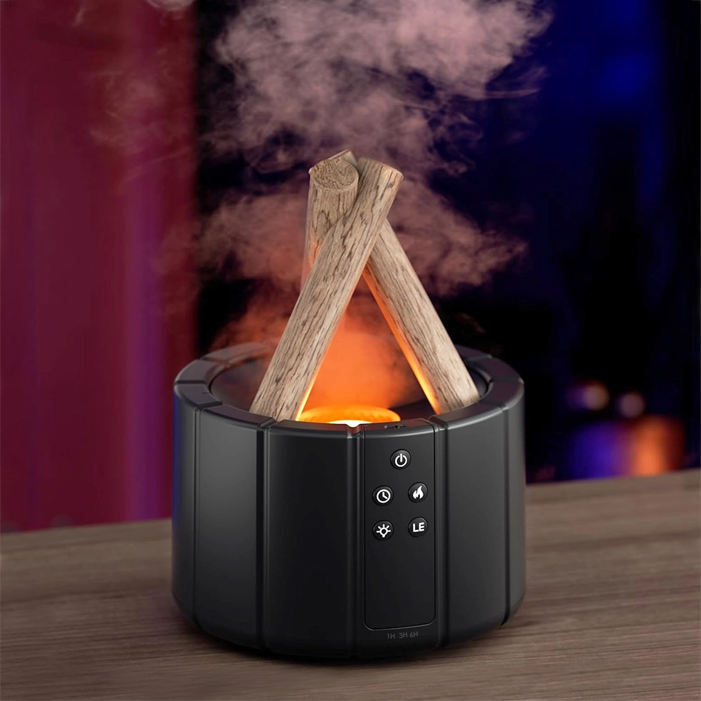 دستگاه بخور سرد و رطوبت ساز Bonfire H9 طرح هیزم اورجینال 